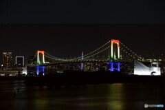 レインボーブリッジと東京タワー