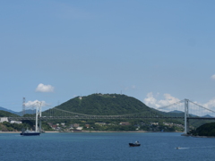 真夏の関門海峡