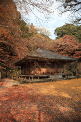 晩秋の古刹