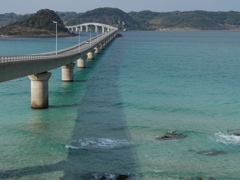 冬の角島大橋