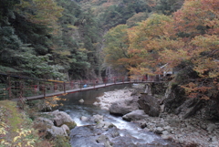 赤いつり橋