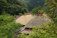 茅葺屋根の里から