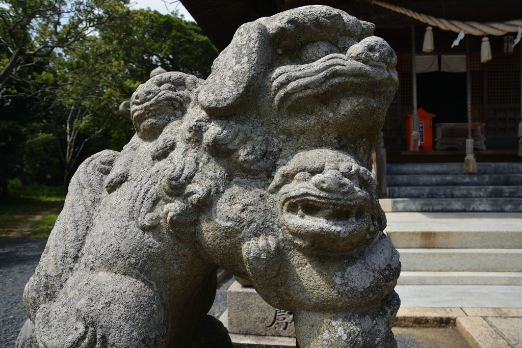 親子の狛犬