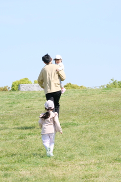 子供たちの未来を願う（幸せな時間）