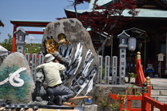 塗り直し中