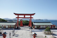 海の見える神社から