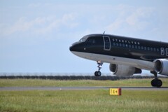 初飛行機撮り（スタフラ離陸）
