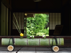 紫陽花寺のおもてなし