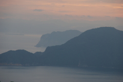 早朝の千畳敷から