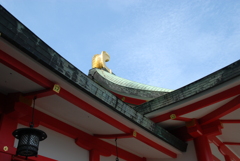社殿から