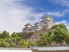 姫路城と青空