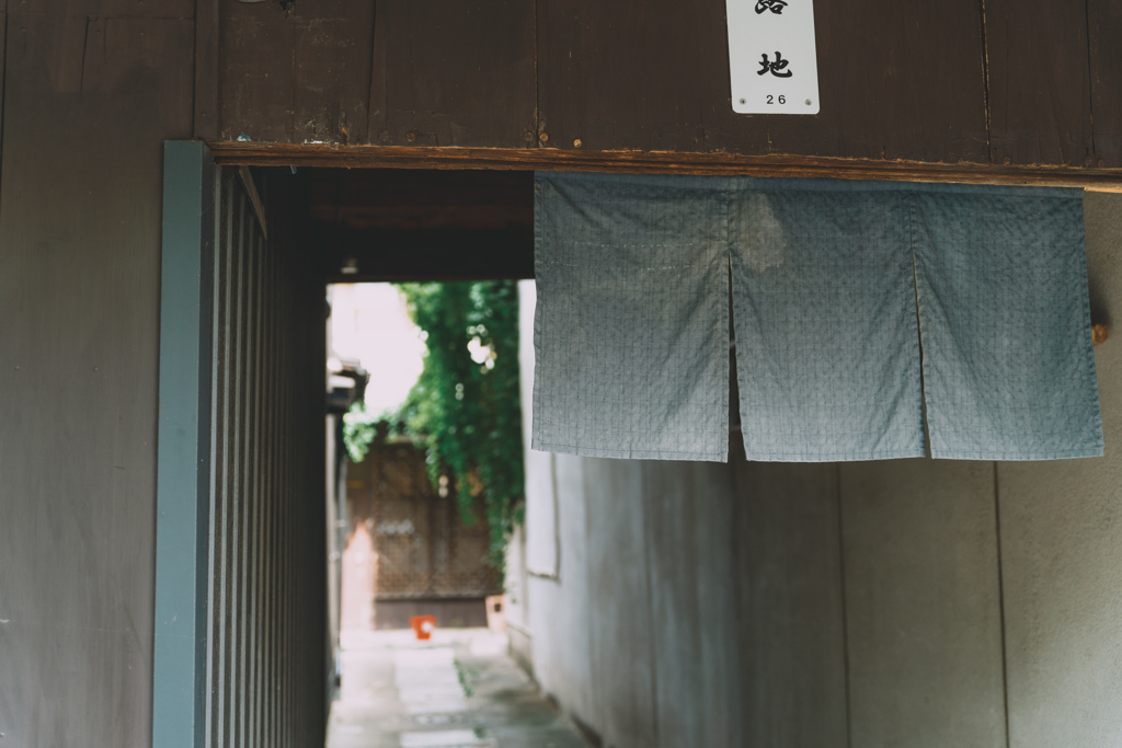 路地を覆う蔦 #1