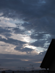 雲間の朝