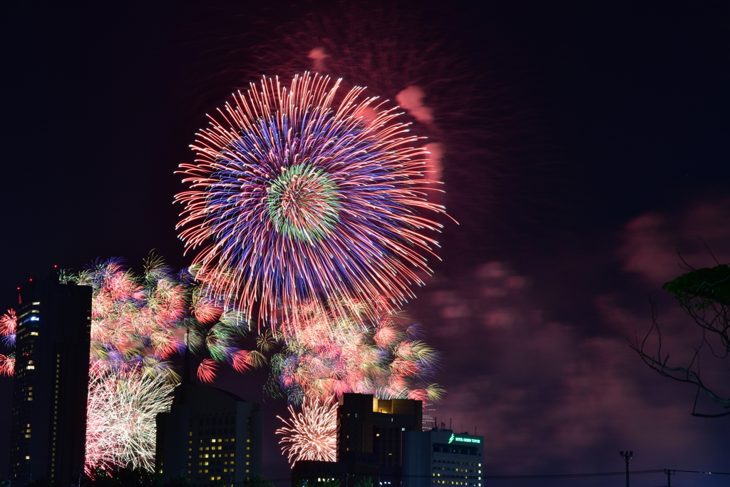 幕張の花火