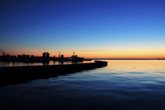 マジックアワーのグラデーション