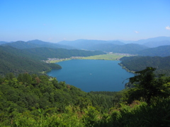 賤ヶ岳からみる余呉湖