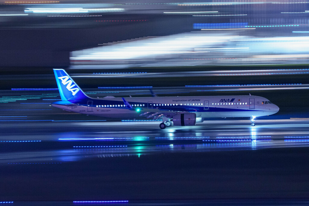 羽田空港にて
