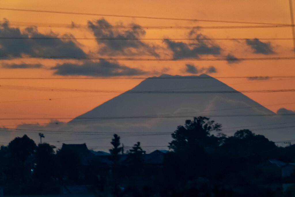 富士山と風車