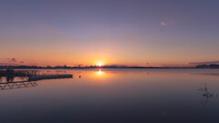 西印旛沼夕景