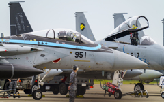 小松基地にて