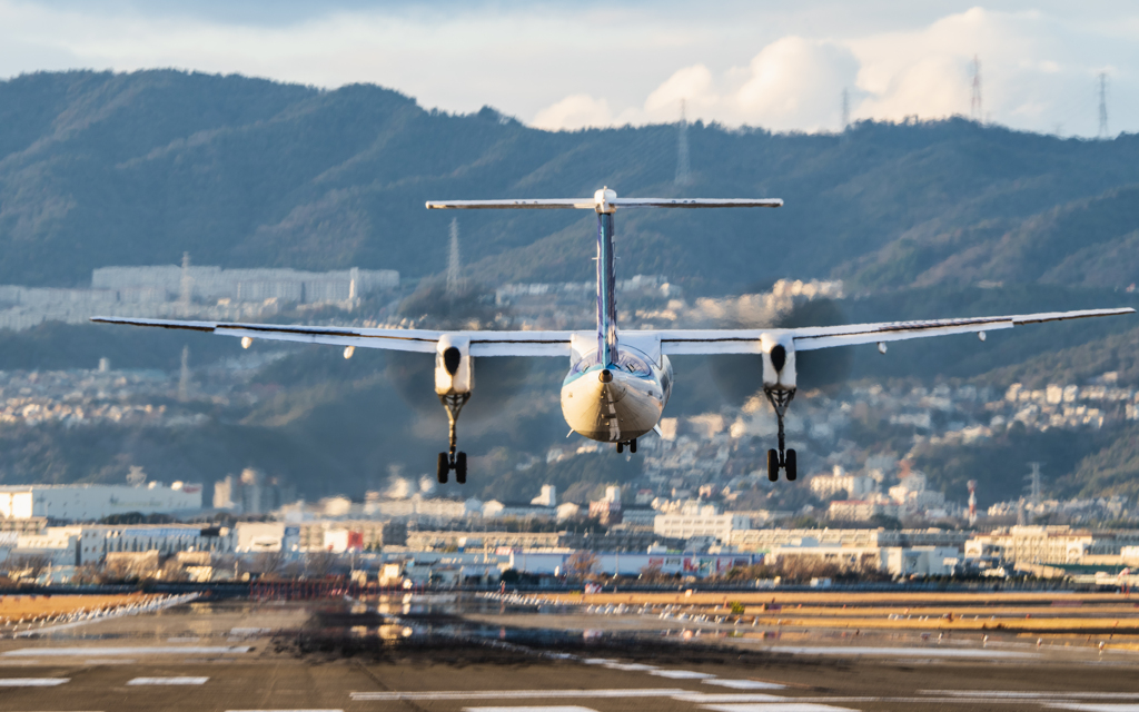伊丹空港にて