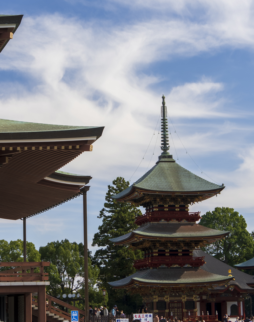 成田山新勝寺にて