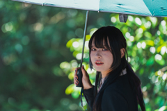 日傘の女