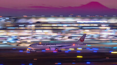 羽田空港にて