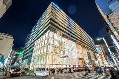 銀座にて