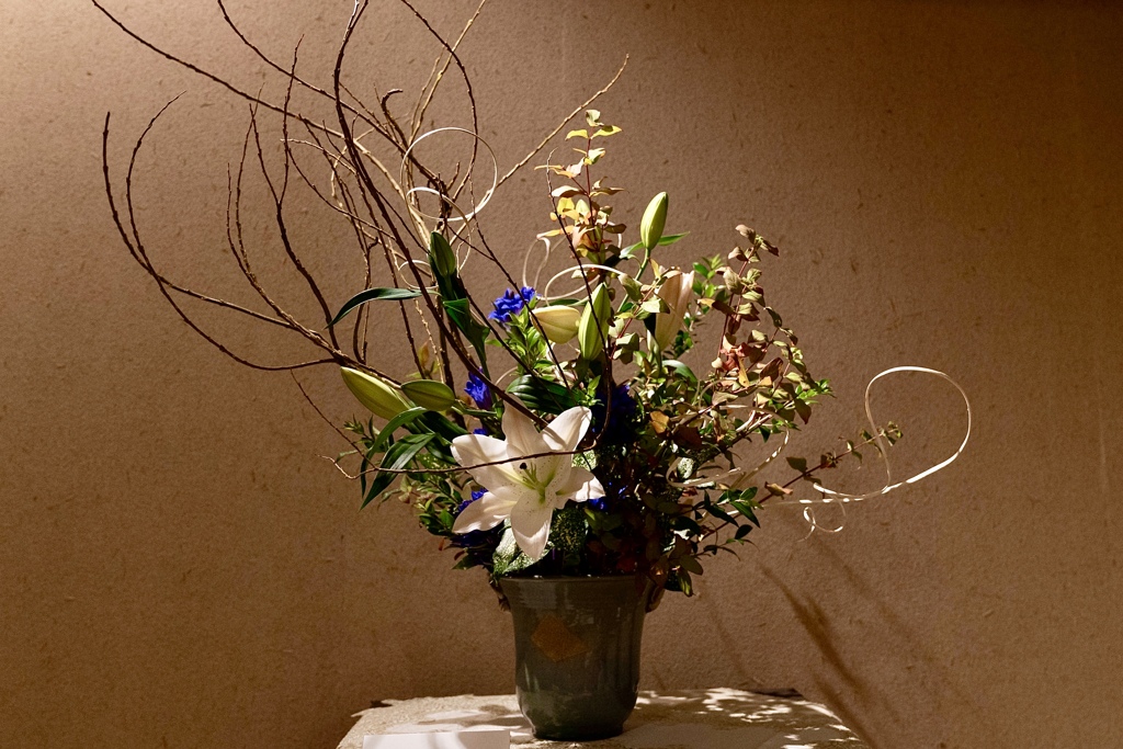 生け花展にて（蔵出しです）