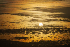 夏至の夕空