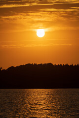 夏至の夕空