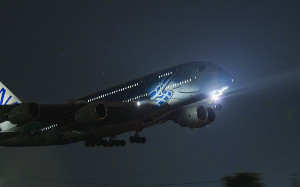 成田空港にて