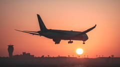 成田空港の朝