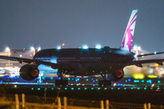 カタール（A350）のレンタン　ひこうきの丘より