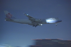 成田空港で流し撮り（さくらの山公園）