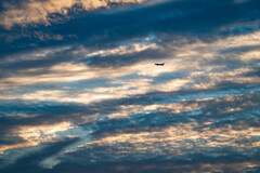夏至の夕空