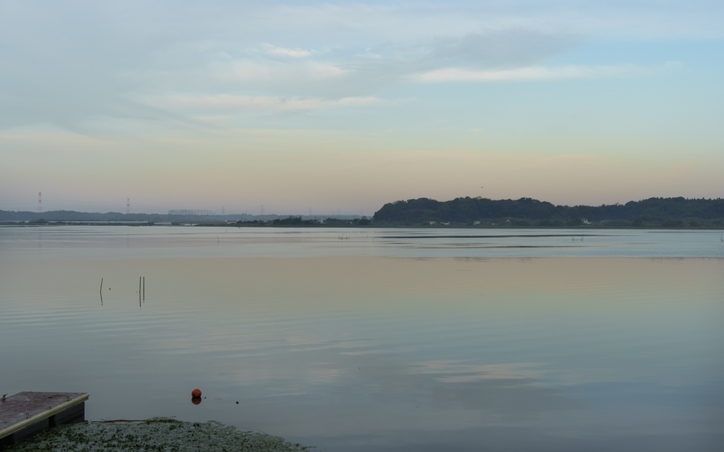 西印旛沼（サンセットヒルズ前桟橋）