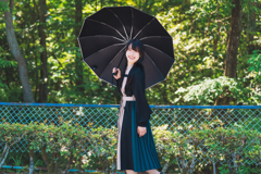 日傘の女