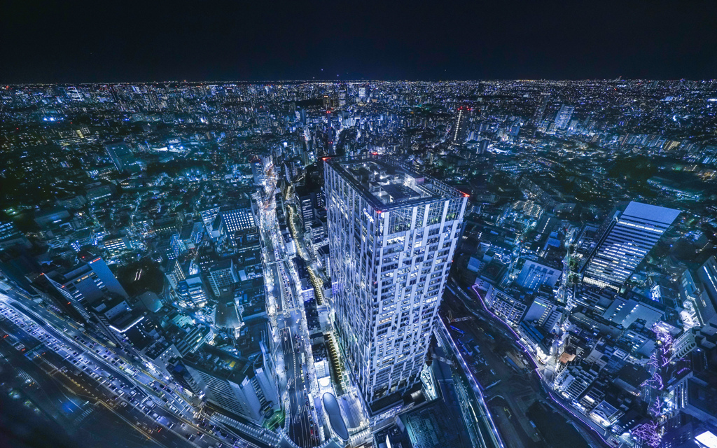 東京の夜景（2年前撮影）