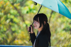 日傘の女
