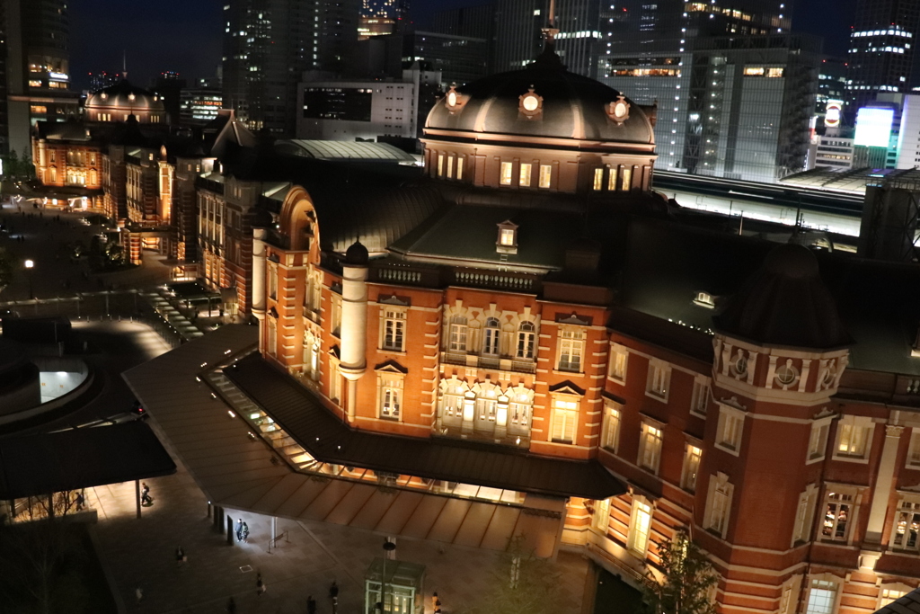 Night of  Tokyo station