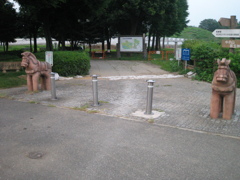 2009/08/22_さきたま古墳公園の馬形埴輪像