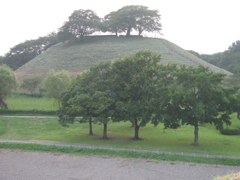 2009/08/22_さきたま古墳公園 稲荷山古墳から丸墓山古墳を望む