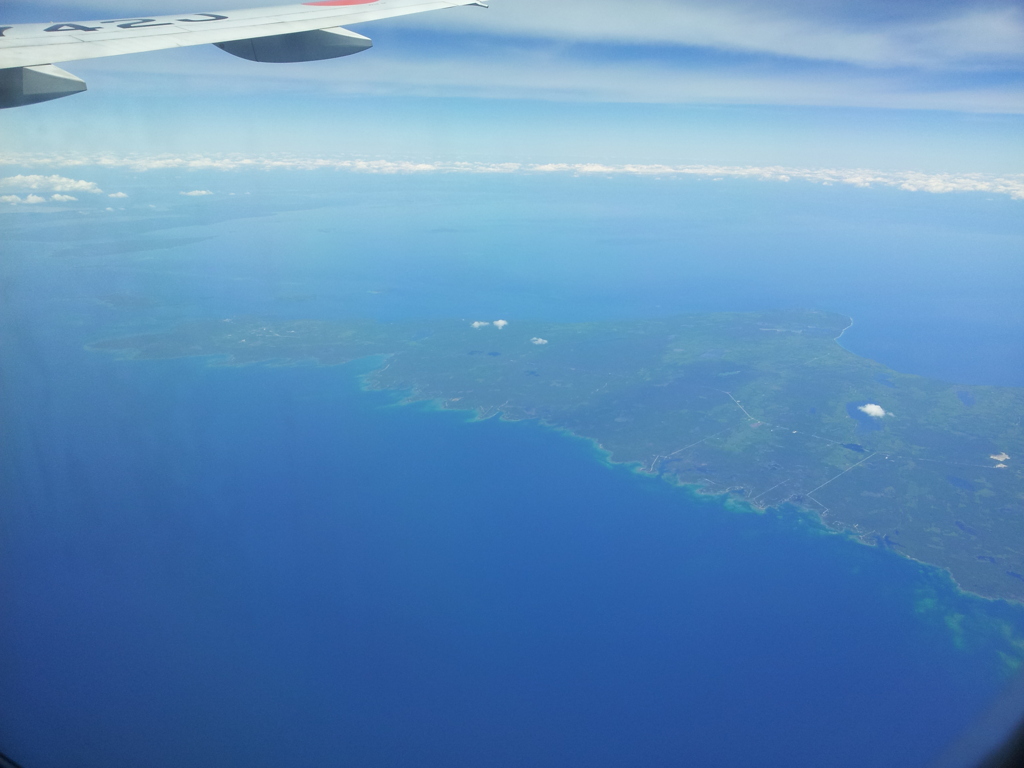 2019/06/17_機窓風景 ヒューロン湖