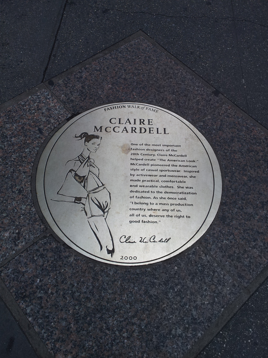 2019/06/16_ファッション・ウォーク・オブ・フェイム クレアマッカーデル