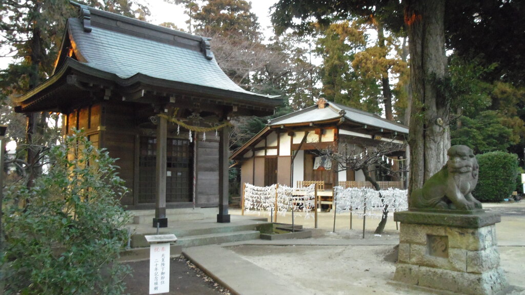 2013/01/05_小室氷川神社 伊豆天神社と神楽殿