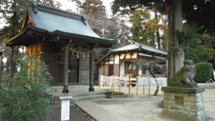 2013/01/05_小室氷川神社 伊豆天神社と神楽殿