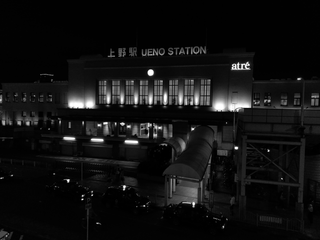 2019/10/09_夜の上野駅