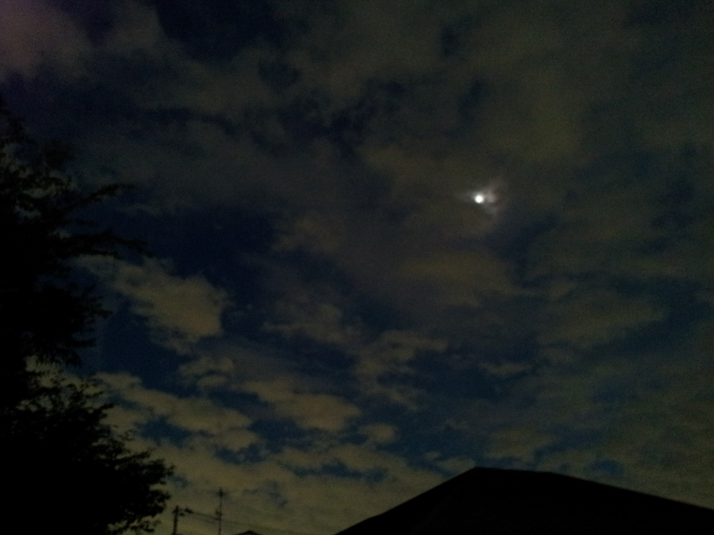 2016/10/09_月の夜空